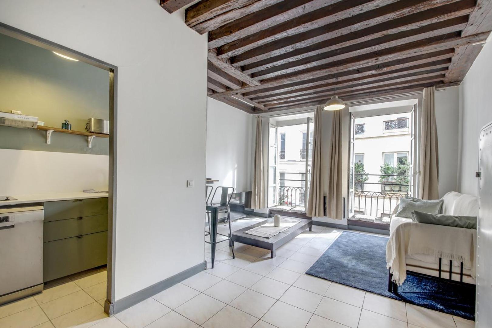 Ferienwohnung Paris Marais Lombards Exterior foto