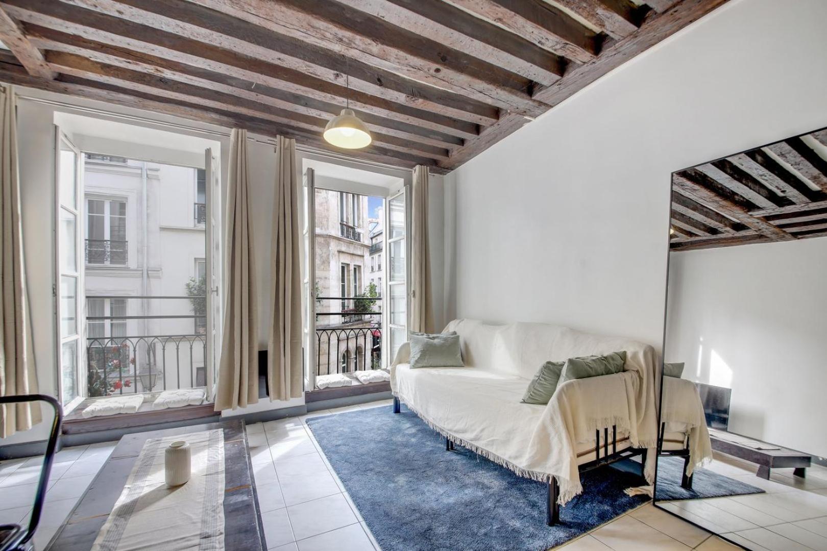 Ferienwohnung Paris Marais Lombards Exterior foto
